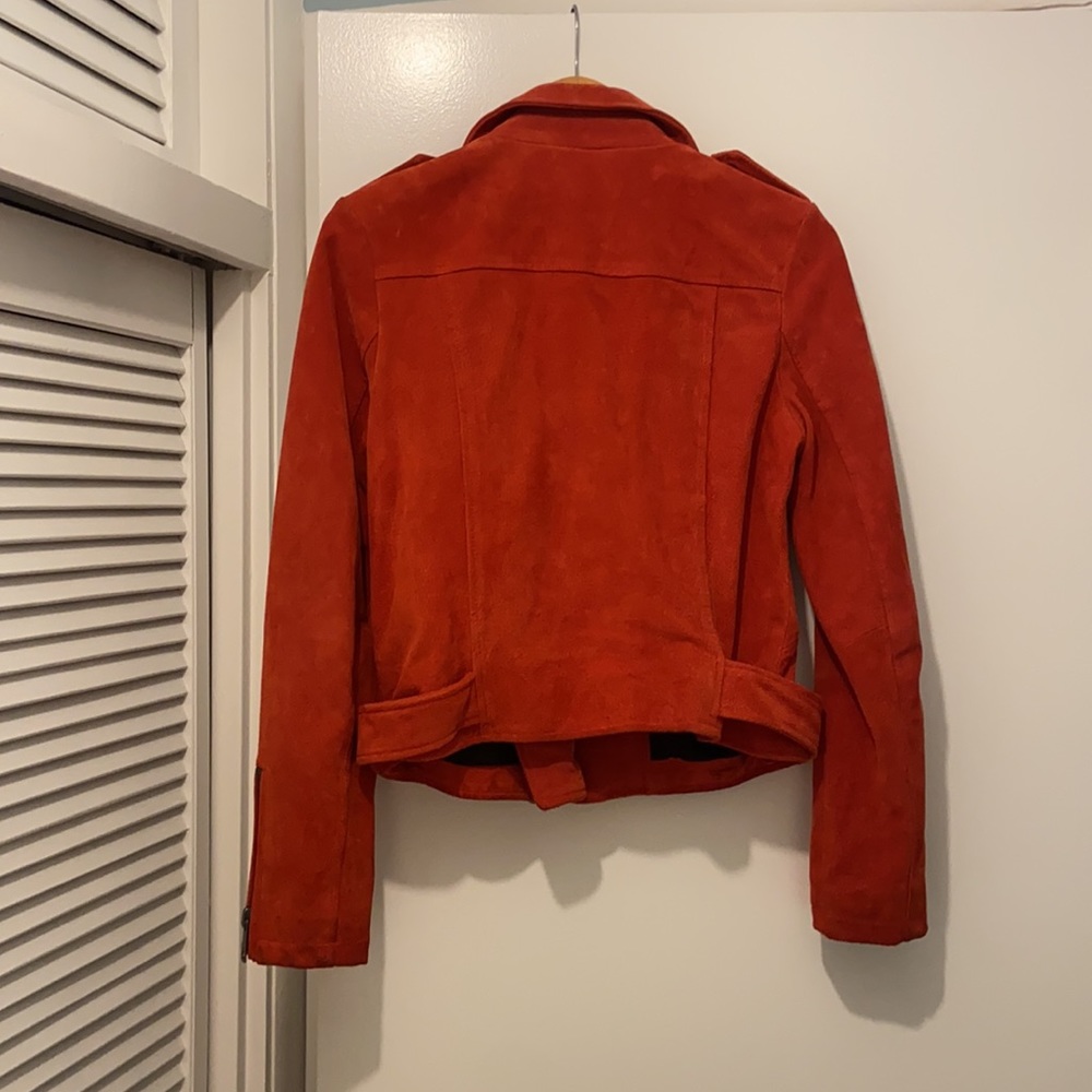 RED leather jacket by Bagatelle NYC - Picture 5 of 6